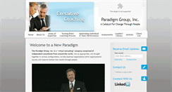 Desktop Screenshot of paradigmgroupcoaching.com